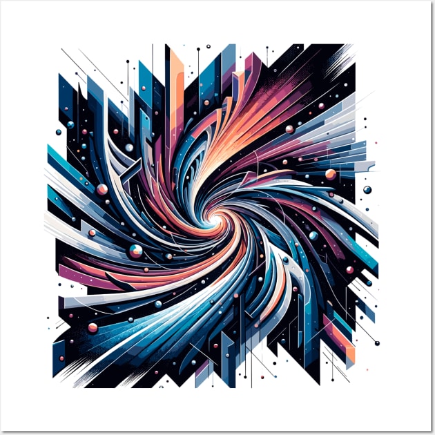 Cosmic Warp: Quantum leap time travel Wall Art by Graphic Wonders Emporium